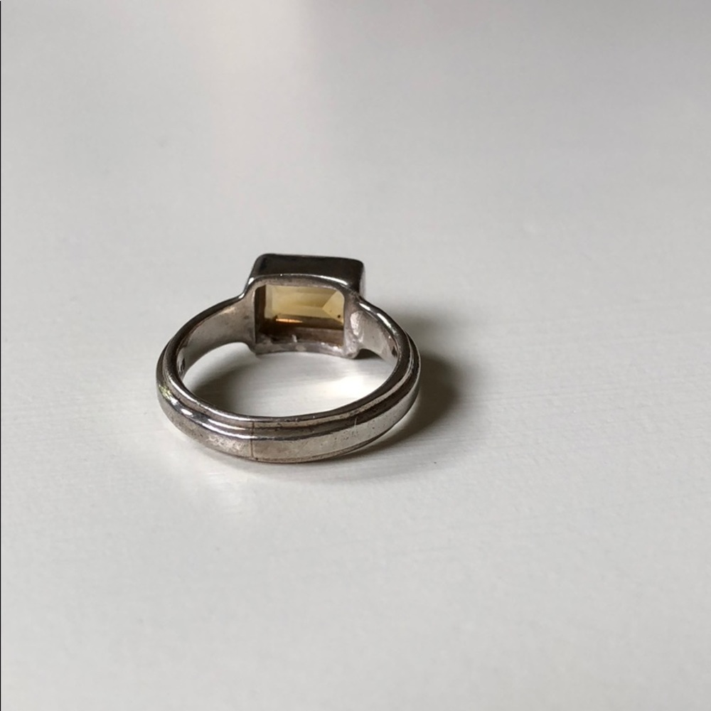 Bask | .925 Sterling Silver Canary Stone Ring - Picture 6 of 9